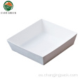 Caja de papel de sushi de cartón de embalaje de comida desechable